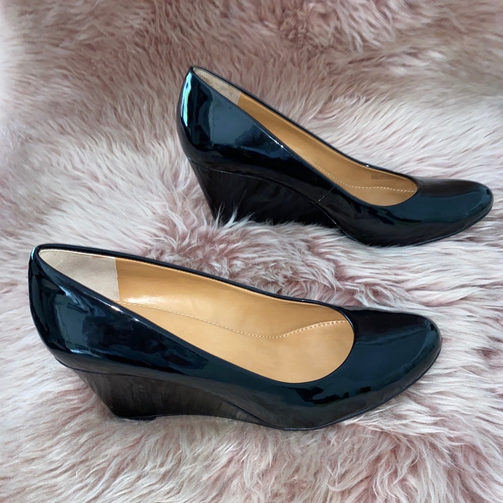 Lightly Worn JCREW Black Wedges